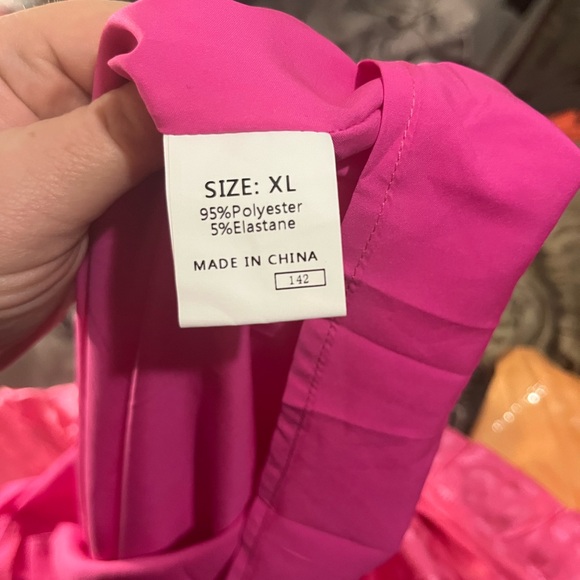 Bright Pink Leopard Dress - Picture 5 of 5